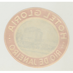 Hotel Gloria - Rio De Janeiro / Brazil (Vintage Luggage Label)