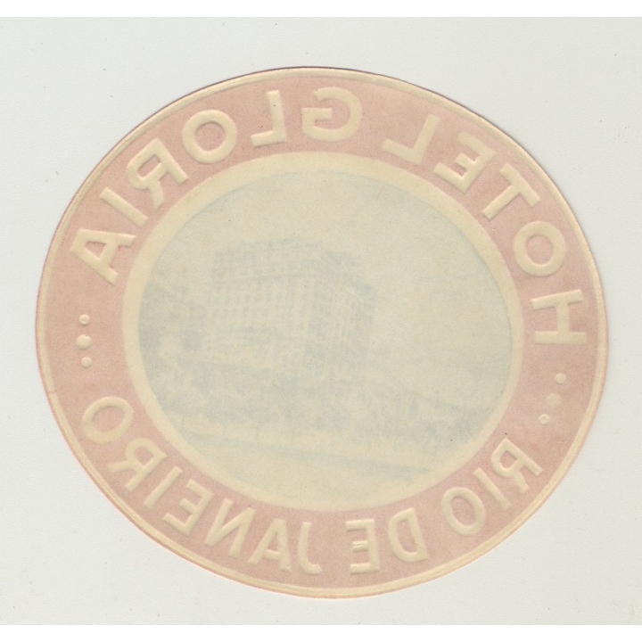 Hotel Gloria - Rio De Janeiro / Brazil (Vintage Luggage Label)