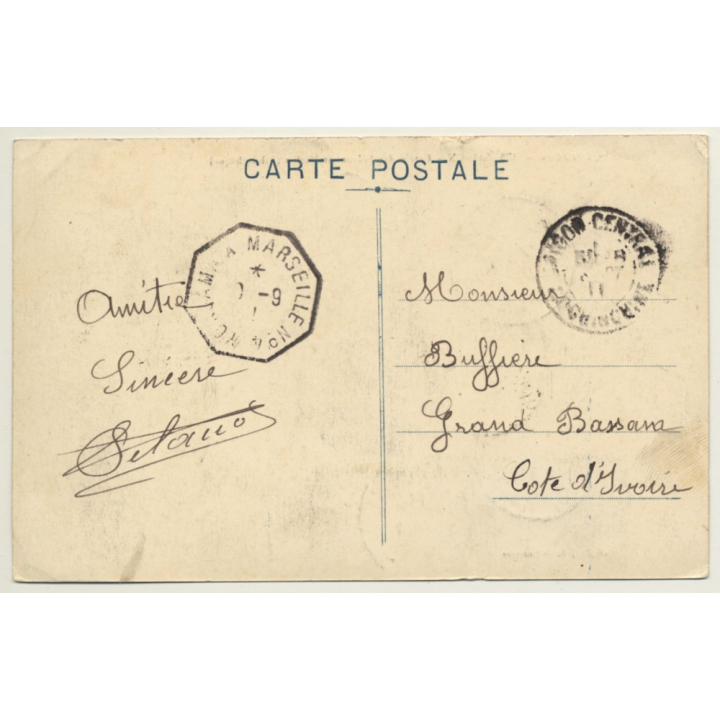 Saigon / Cochinchine: Cercle Des Soldats & Marins / Bibliothèque (Vintage PC 1911)