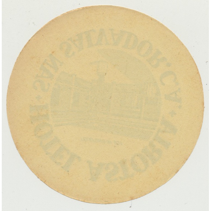 Hotel Astoria - San Salvador, C.A. / El Salvador (Vintage Luggage Label)