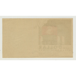 Dollar Steamship Lines / San Francsico - USA (Vintage Shipping Line Luggage Label)