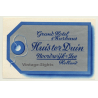 Noordwijk / Netherlands: Huis Ter Duin Grand Hotel & Kurhaus (Vintage Luggage Label)
