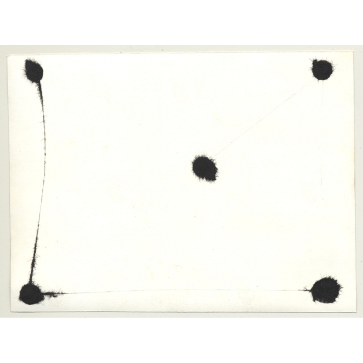 Nude Study Of Female Curled Up On Floor (Vintage Photo Germany ~ 1960s)