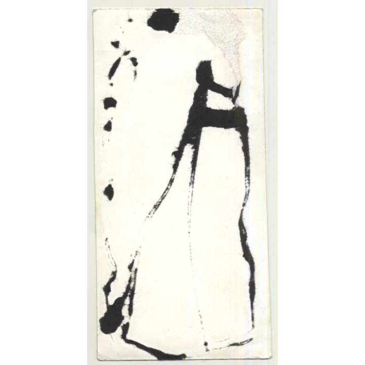 Natural Nude Woman W. Coat & Turban *4 (Vintage Photo Germany ~ 1960s)