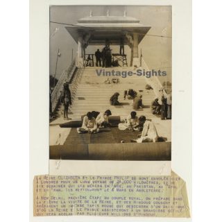 New Delhi: Royal Visit Of Queen Elizabeth & Prince Philip (Vintage Press Photo AGIP 1961)