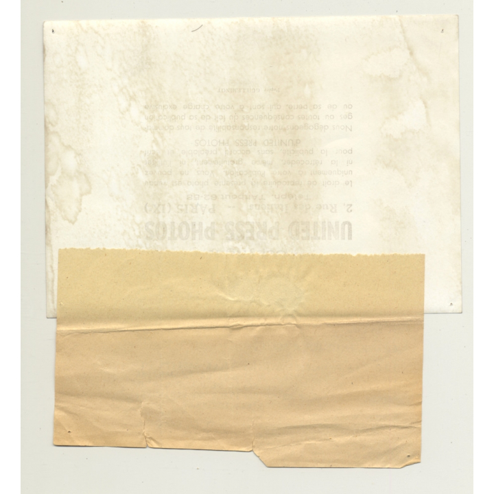 Oslo: Princess Astrid & Johan Martin Ferner / Wedding Ceremony Asker (Vintage Press Photo 1961)