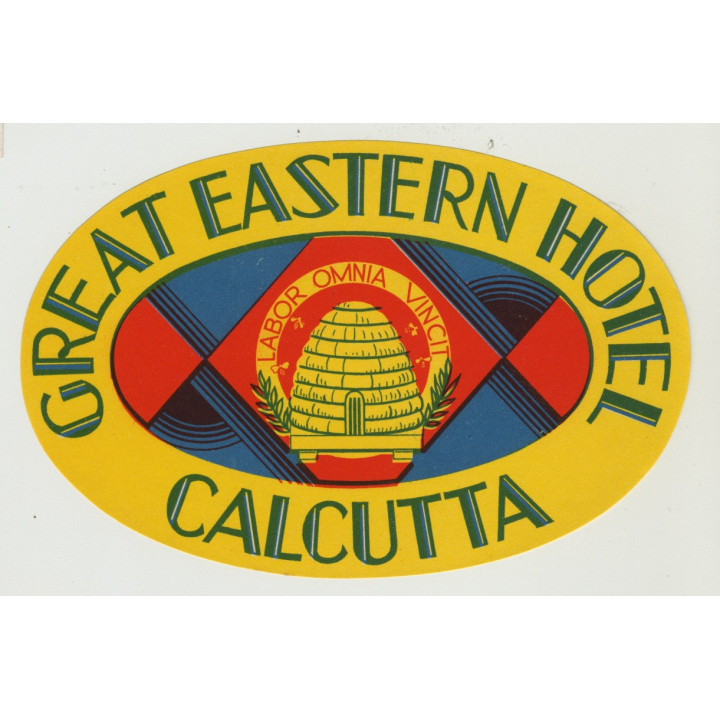 Great Eastern Hotel - Calcutta / India (Vintage Luggage Label)