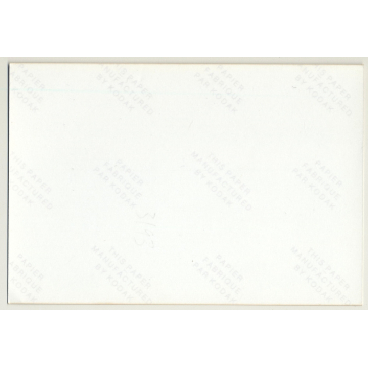 Slim Natural Brunette Woman In Quarry (Vintage Photo Germany ~1980s)