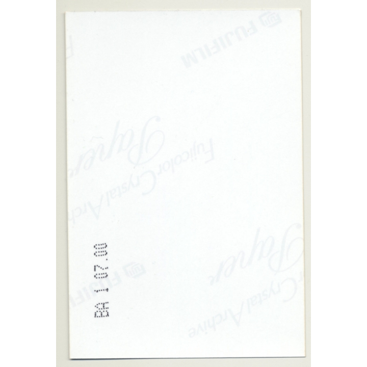 Tall Brunette Nude Kneels On Couch / Socks - Boots (Vintage Photo Germany ~1990s)