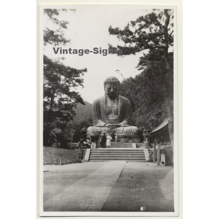 Kamakura / Japan: Daibutsu Statue / Buddah (Vintage Photo ~1930s)