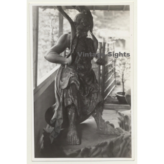 Indonesia: Gatekeeper - Temple Guardian (Vintage Photo ~1930s)