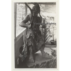 Indonesia: Gatekeeper - Temple Guardian (Vintage Photo ~1930s)