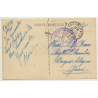 Morocco: Li Beaux Tapis, Li Peau Di Mouton / Field Postmark (Vintage PC 1928)