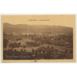 Taza / Morocco: Le Camp Girardot / Field Postmark (Vintage PC 1937)