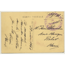 Colomb Béchar / Algeria: Une Rue / Field Postmark Base Aérienne (Vintage PC 1941)
