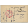 Kasbah-Tadla / Morocco: Le Camp Sud Et Ses Jardins / Field Postmark 2.Rég.Étranger (Vintage PC 1939)