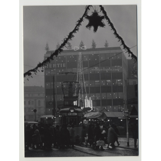 Wuppertal: Hertie Kaufhaus Weihnachten 1965 Neumarktstr.1 (Vintage Real Photo)