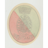 Santos Hotel - Santos / Brazil (Vintage Luggage Label)