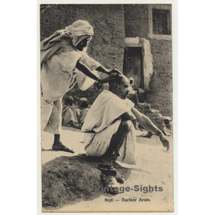 Maghreb: Barbier Arabe / Hairdresser - Ethnic (Vintage PC 1941)