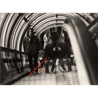 Centre Pompidou: Youngsters On Escalator Paris