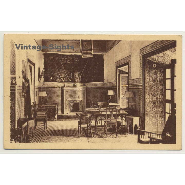 Marrakesh: Palais De La Bahia - Salon De Travail (Vintage PC 1941)