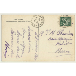 Rissani / Morocco: Kasbah D'Abd-el-Malek - Trou D'Obus (Vintage RPPC 1941)