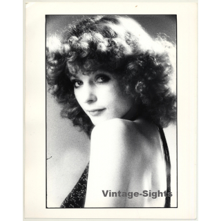 Portrait: Female Fashion Model *13 / Hairstyle (Vintage Photo: Wolfgang Klein 1980s DIN A4+)