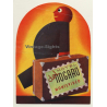 Montevideo / Uruguay: Hotel Del Nogaro - Porter (Vintage Luggage Label ~1930s)