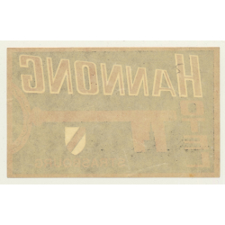 Strasbourg / France: Hotel Hannong (Vintage Luggage Label)
