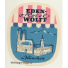 Munich - München / Germany: Eden Hotel Wolff (Vintage Luggage Label)