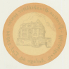 Heidelberg / Germany: Pension Brandstätter Junior (Vintage Luggage Label)