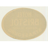 Strasbourg / France: Hotel Bristol - En Face La Gare (Vintage Luggage Label)