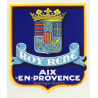Aix-En-Provence / France: Hotel Roy René (Vintage Luggage Label)