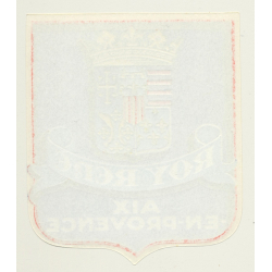 Aix-En-Provence / France: Hotel Roy René (Vintage Luggage Label)