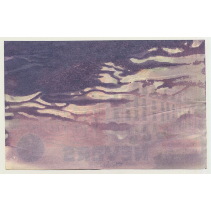 Nevers / France: Hotel De France & Grand Hotel Réunis (Vintage Luggage Label)