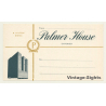 Chicago / USA: Palmer House - Hilton Hotel (Vintage Luggage Label)