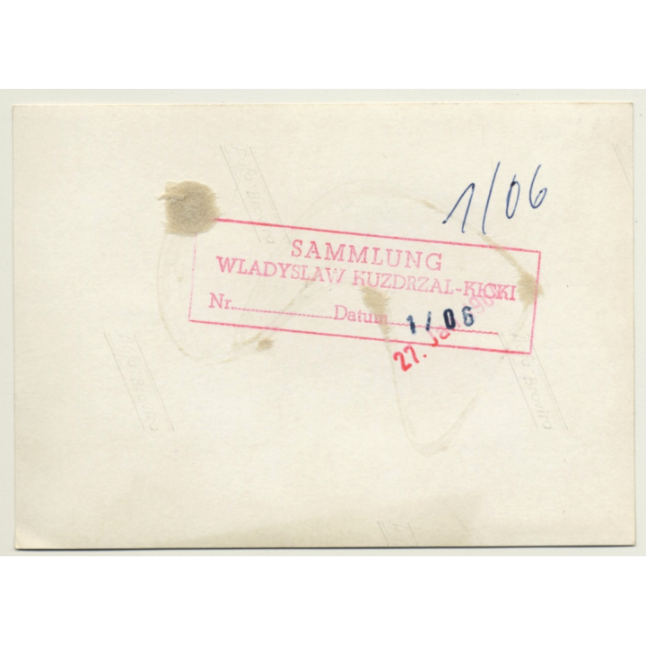 Brunette Semi Nude In Belt Bondage *4 / BDSM (Vintage Photo 1964)