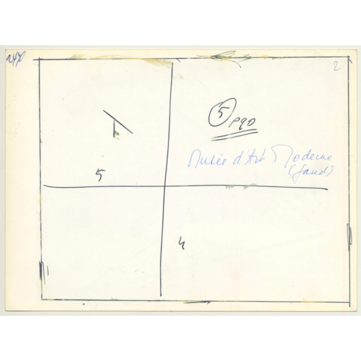 Musée D'Art Moderne / Gent: Large Art Installation (Vintage Press Photo 1980)