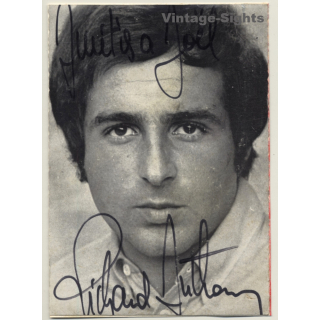 Richard Anthony - Signed Postcard / Autograph (Vintage PC ~1970s)