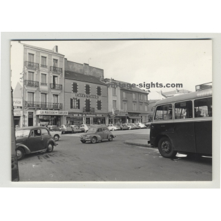 Paris 1964: Street Scene La Nouvelle Poste / Hotel Du Tourisme (Vintage Real Photo)