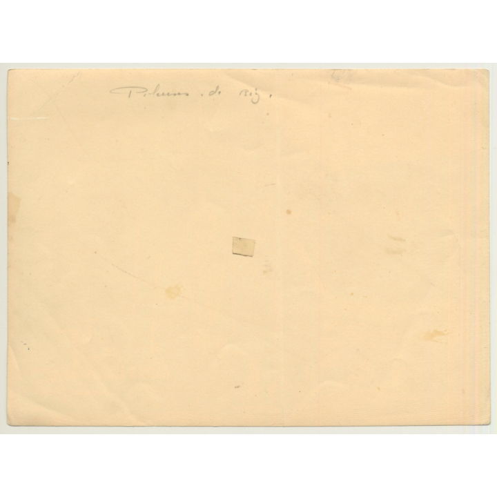 Native African Women Mashing Cassava / Chicken - Huts (Vintage Photo ~1950s/1960s)