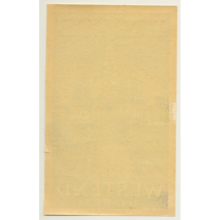 Kassel / Germany: Westend Hotel (Vintage Luggage Label)