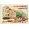 Künigswinter Am Rhein: Hotel Düsseldorfer Hof / Siebengebirge (Vintage Luggage Label)