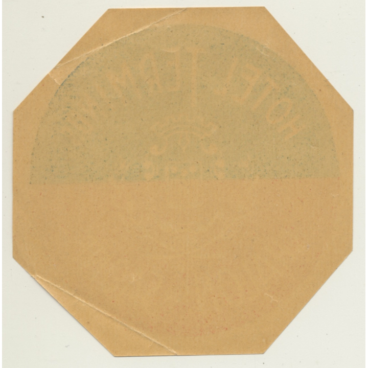 Chalon Sur Saone / France: Hotel Terminus (Vintage Luggage Label)