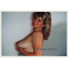 Busty Topless Blonde Woman Holds Her Boobs (Vintage Photo Germany 1990s)