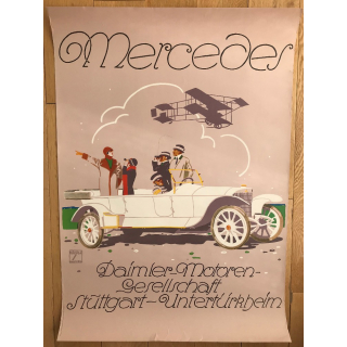 Luxus Mercedes Benz (Poster DIN A1 1970s) CUCUEL OFFELSMEYER