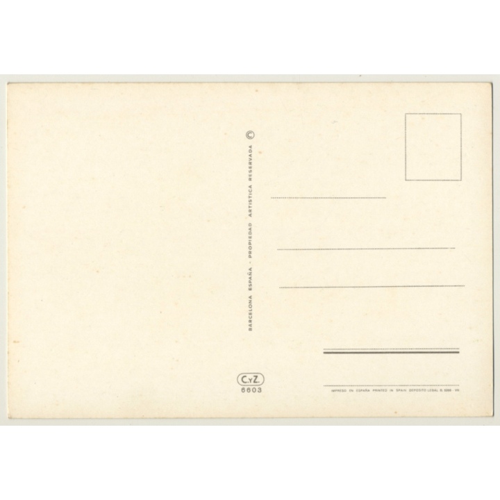 Blonde Pinup Girl In The Dunes / Bolero Top (Vintage PC C.Y.Z. ~1960s)