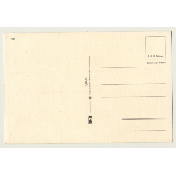 Pinup Girl On Boat Landing Stage *2 / Bikini (Vintage PC Raker ~1960s)