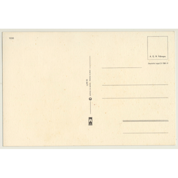 Pinup Girl On Boat Landing Stage / Bikini (Vintage PC Raker ~1960s)