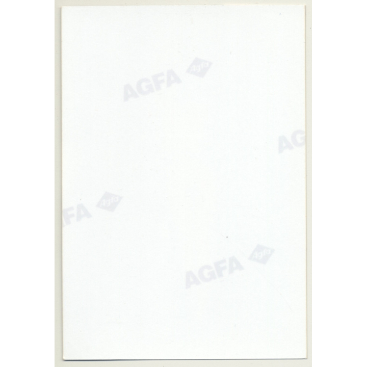 Rear View: Tall Suntanned Nude Leans Against Shelf / Legs (Vintage Photo Germany 1990s)